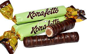 Konafeto trubičky Nero 1kg