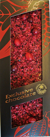 Čokoláda s brusinkami 120g