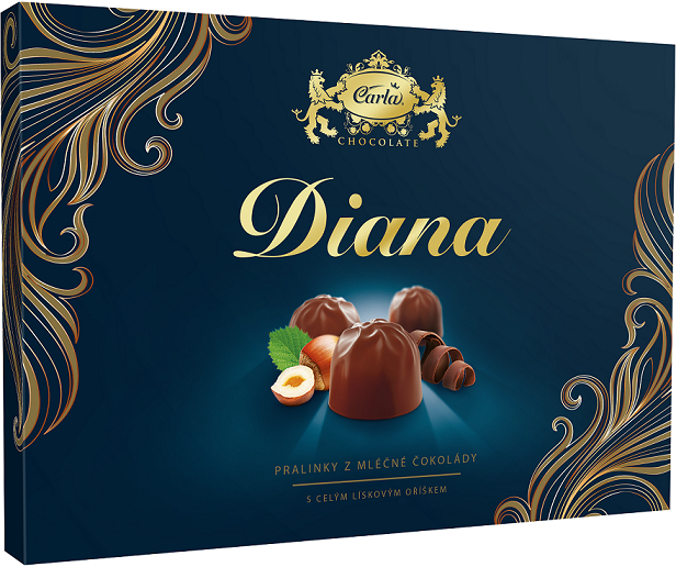 DIANA mléčná celý ořech 133g