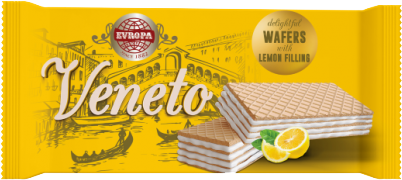 Veneto oplatky LEMON 65g žluté