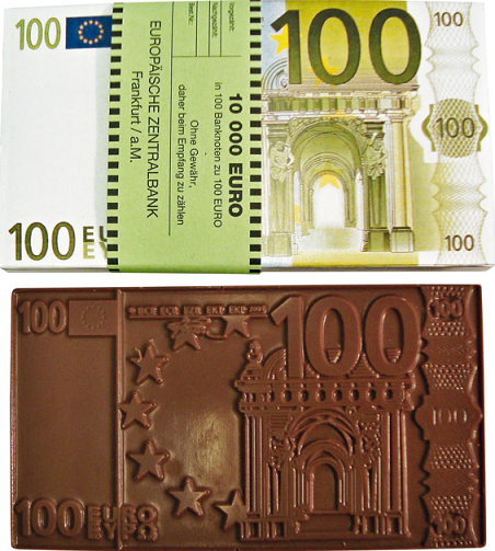 Čok. ml. 100 EUR 100g