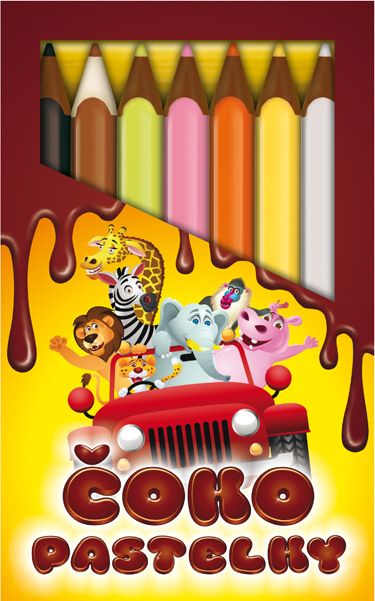 Čokopastelky ZOO 100g