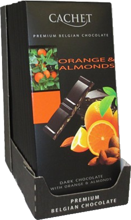 Čok. pomeranč a mandle 100g