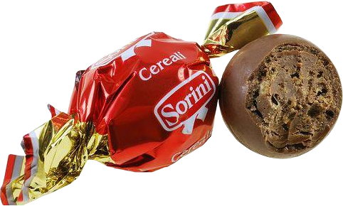 Bonbony červeno zlaté 1kg Sorinette Cereali Latte