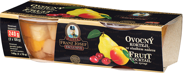 Ovocný koktejl v nálevu 2x135ml