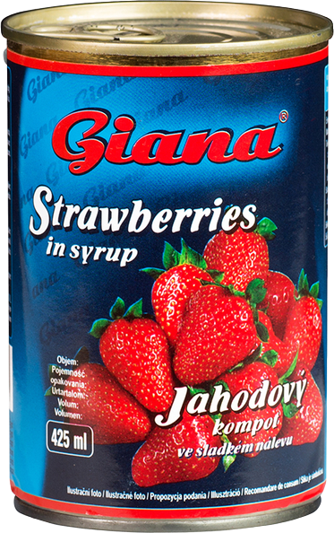 Jahodový kompot 425ml