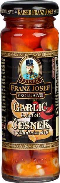 Česnek v pikantním oleji 100g 