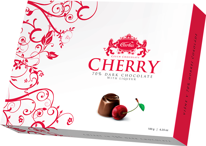 Cherry v hořké čokoládě 190g