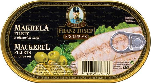 Makrela filety v olivovém ol.170g