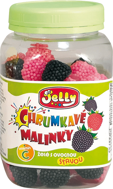 Chrumkavé Malinky s ovocnou šťávou a vit. C 300g