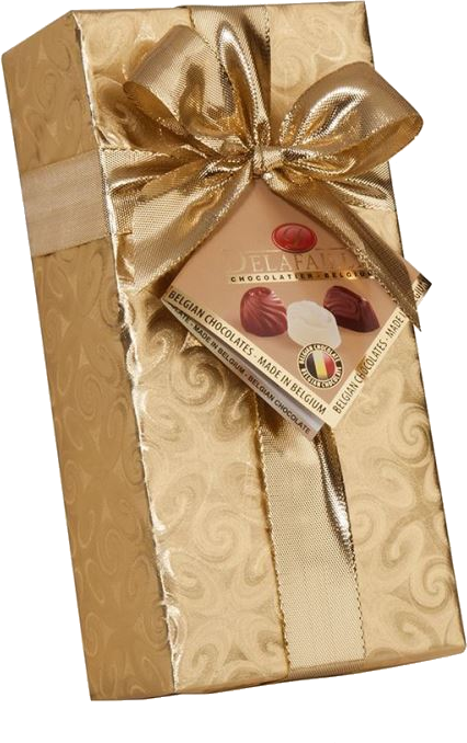 Pralines zlatá mašle 2 patra 200g