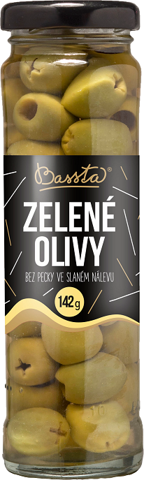 Zelené olivy bez pecky 142g