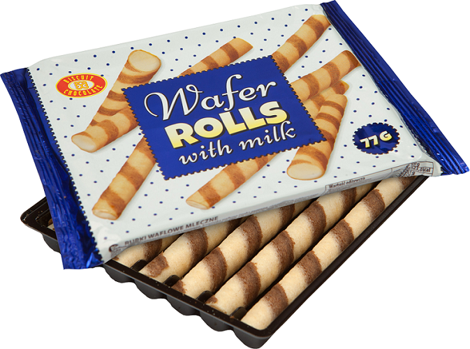 Wafer Rolls with MILK 77g