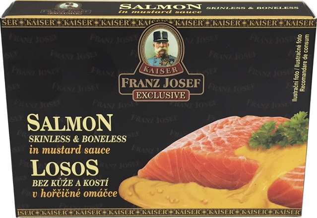 Losos v HOŘČIČNÉ omáčce 110g