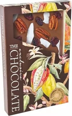 Mléčná pekan,brusinka,kokos 135g