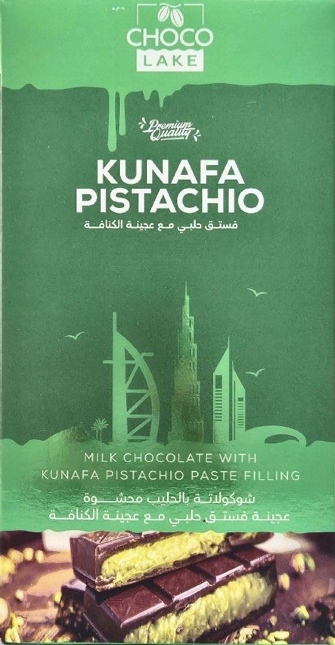 Dubaiská čokoláda Pistachio 190g