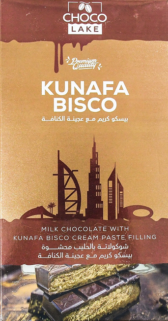 Dubaiská čokoláda BISCO 190g