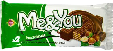 Me&you oplatky HAZELNUT 33g
