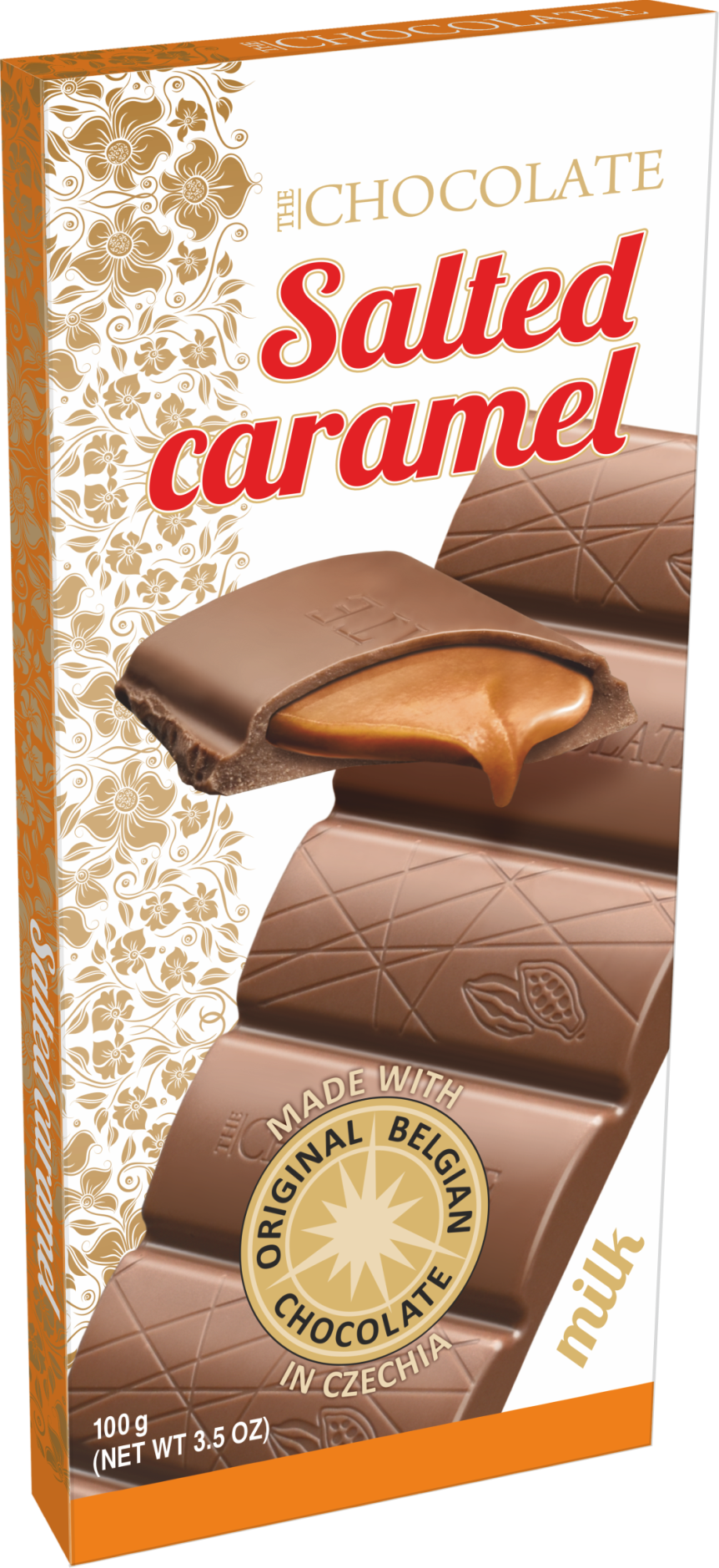 MILK chocolate Salted caramel 100g