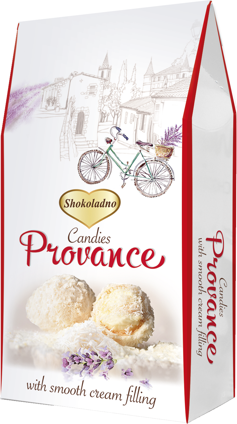 Provance candies with smooth cream filling 105g