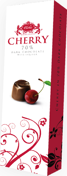 Cherry v hořké čokoládě 48g