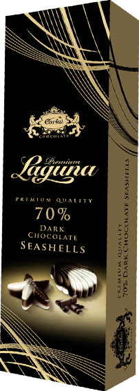 Laguna mořské plody PREMIUM hořká 70% 50g