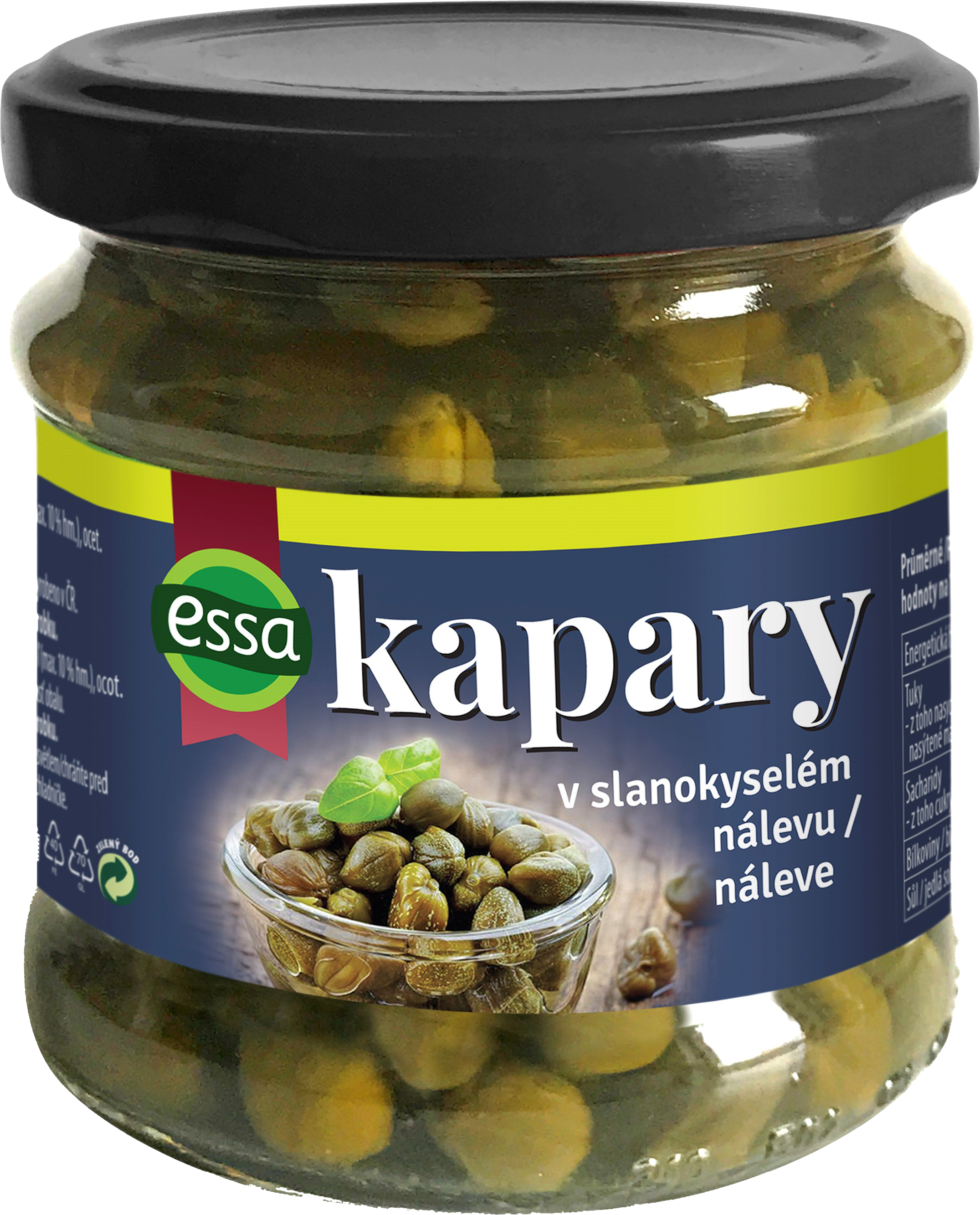 Kapary v octě 180g
