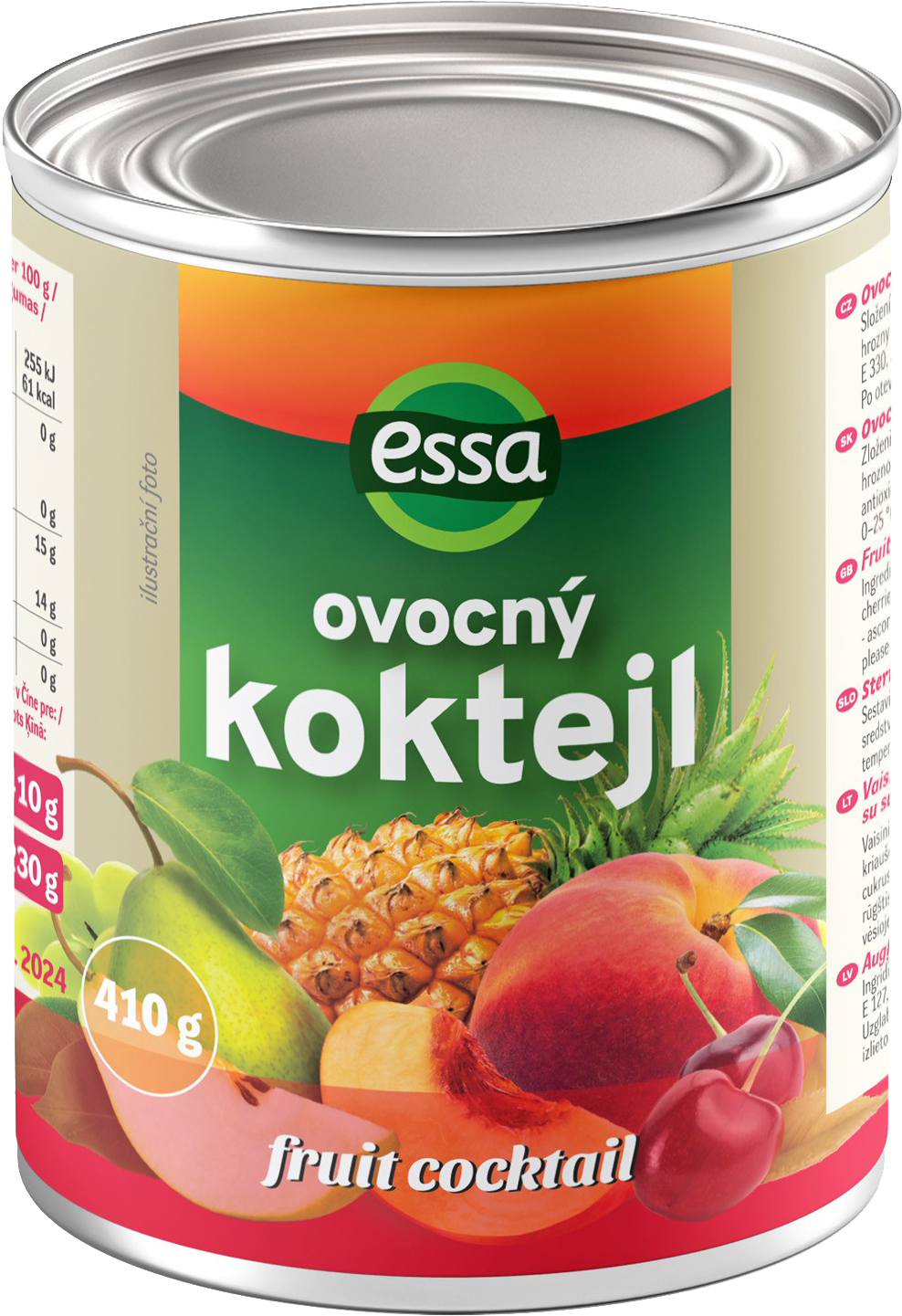 Ovocný evropský koktejl