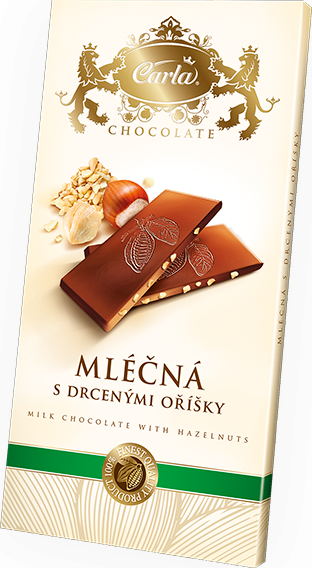 Čokoláda MLÉČNÁ OŘECH 80g