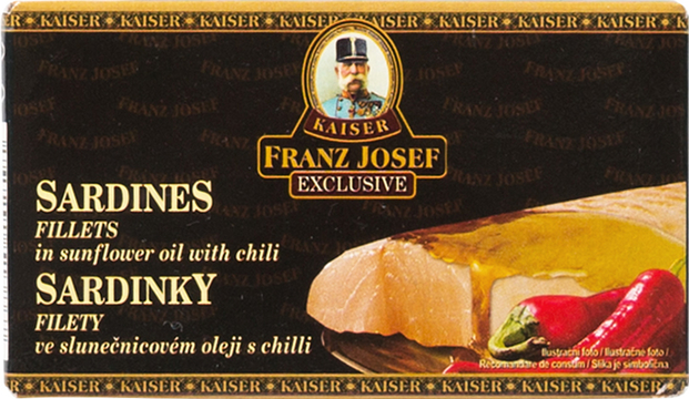 Sardinky ve slun.oleji s CHILLI 90g