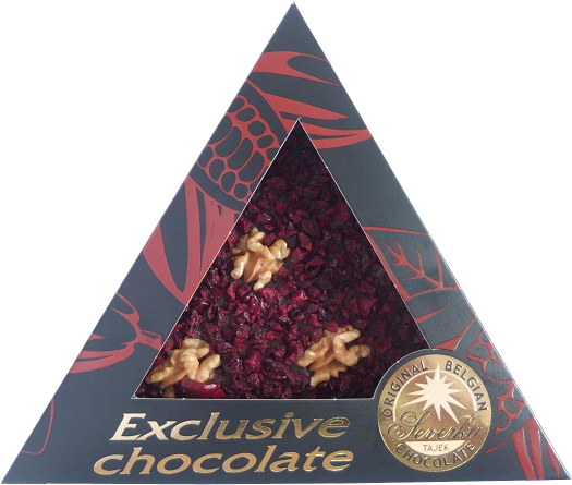 Hořká s vlašskými ořechy a višněmi 50g