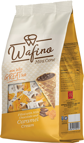 Kornoutky CARAMEL oplatka s karamelovou náplní 100g sáček